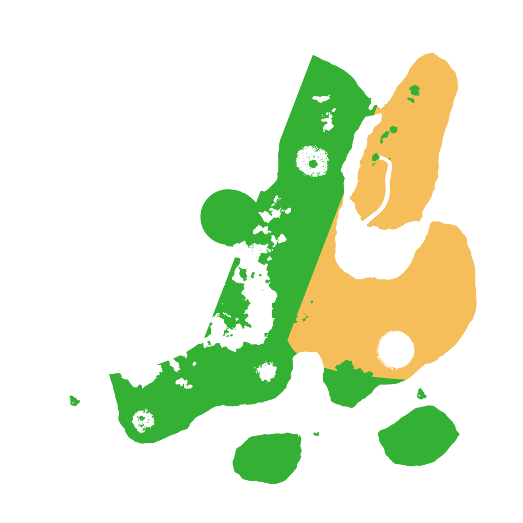 Biome Rust Map: Procedural Map, Size: 2500, Seed: 635007