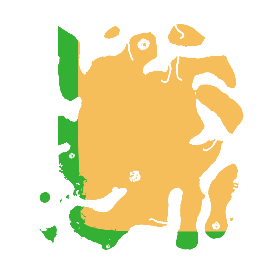 Biome Rust Map: Procedural Map, Size: 3500, Seed: 229573