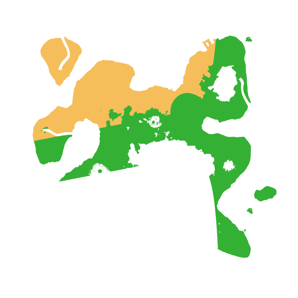 Biome Rust Map: Procedural Map, Size: 2500, Seed: 327471