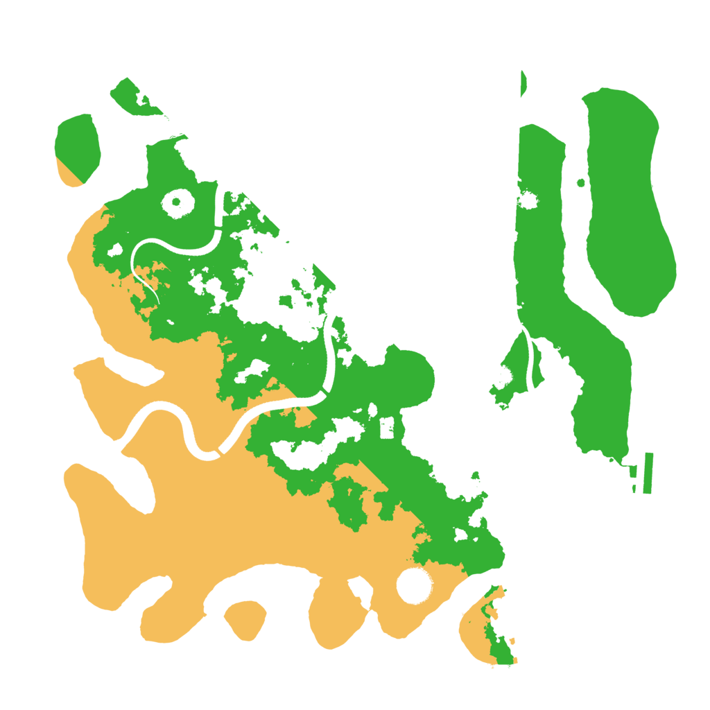 Biome Rust Map: Procedural Map, Size: 3500, Seed: 918907