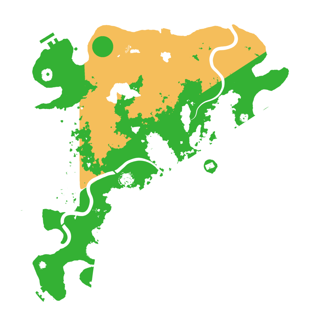 Biome Rust Map: Procedural Map, Size: 4000, Seed: 22071207