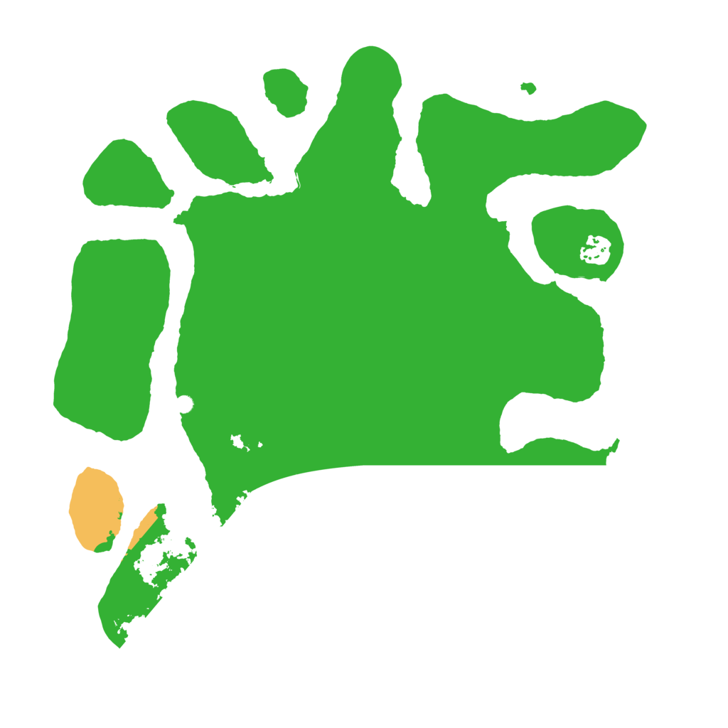 Biome Rust Map: Barren, Size: 3600, Seed: 165801