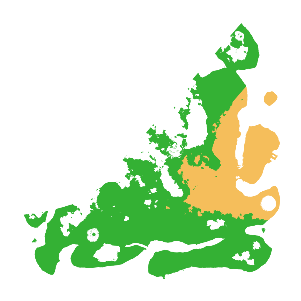 Biome Rust Map: Procedural Map, Size: 3500, Seed: 286956