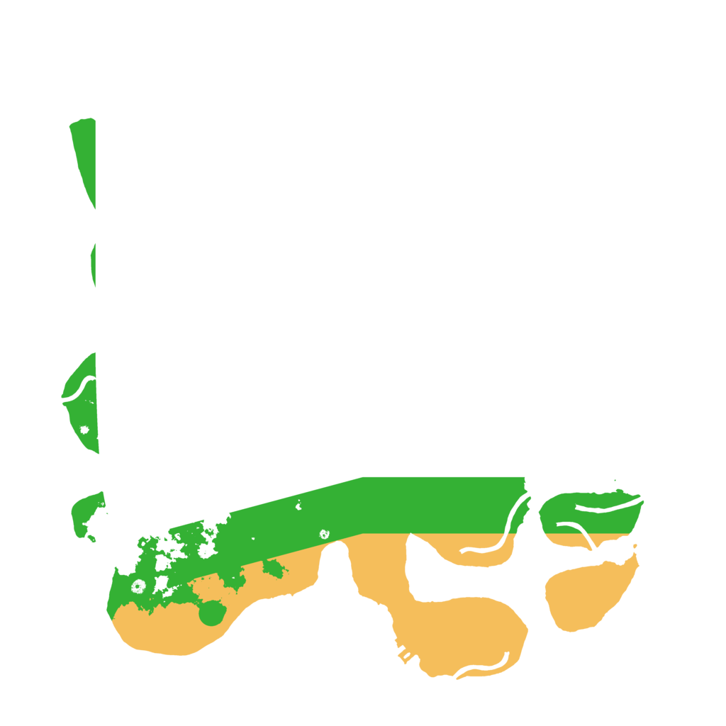 Biome Rust Map: Procedural Map, Size: 3800, Seed: 65245371