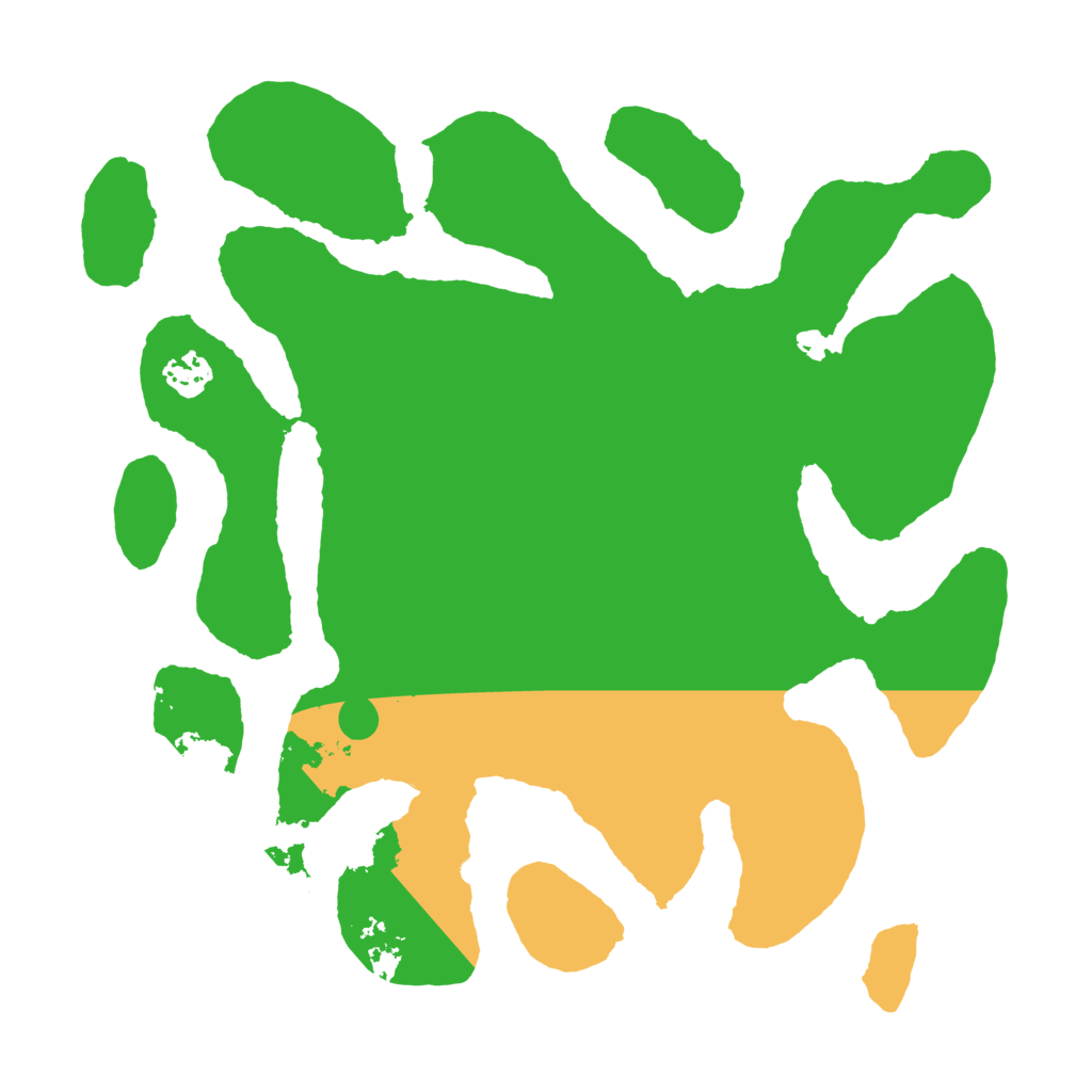 Biome Rust Map: Barren, Size: 3600, Seed: 276774