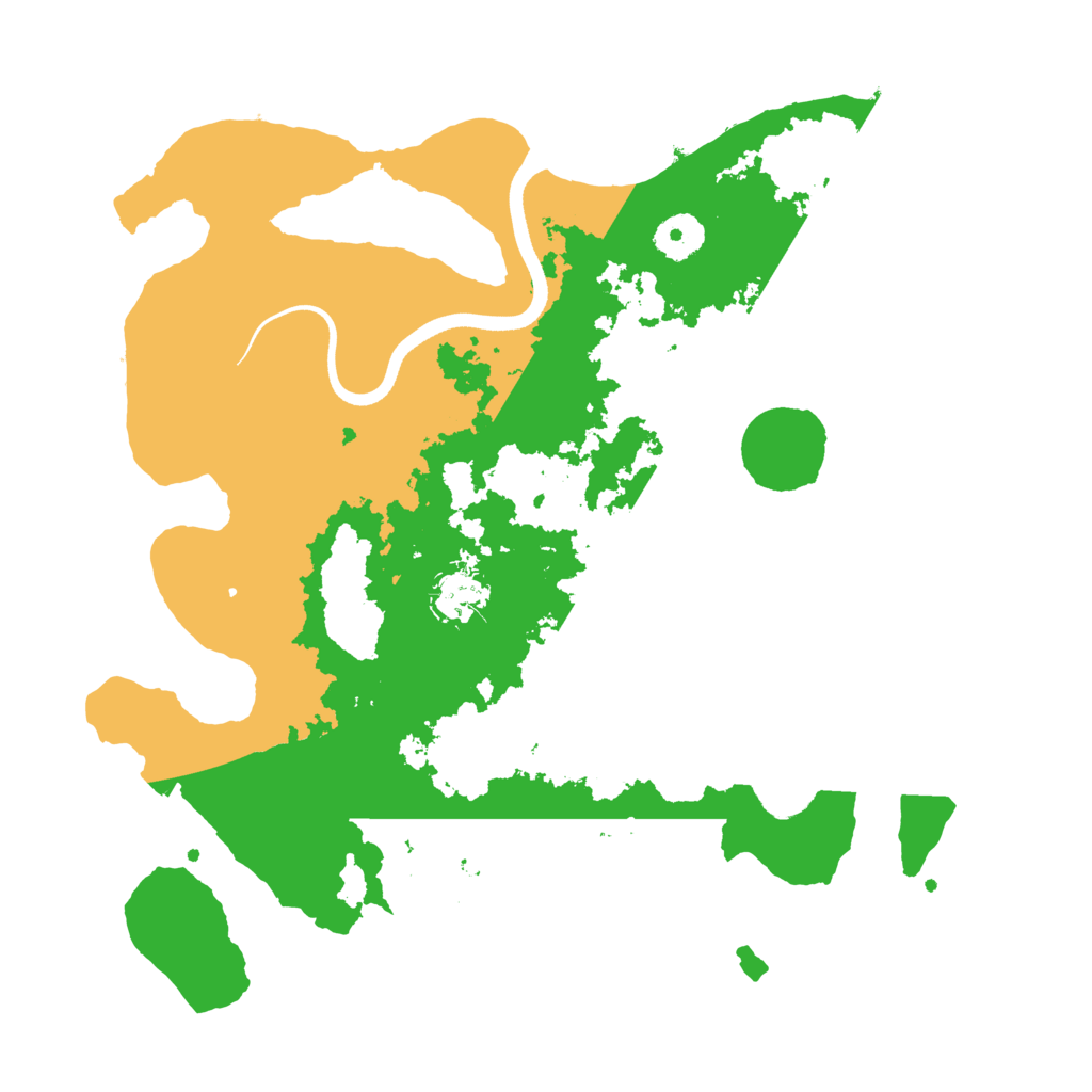 Biome Rust Map: Procedural Map, Size: 3500, Seed: 572270