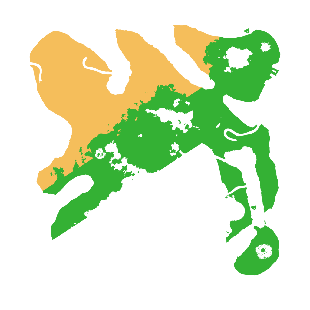 Biome Rust Map: Procedural Map, Size: 3000, Seed: 922668599