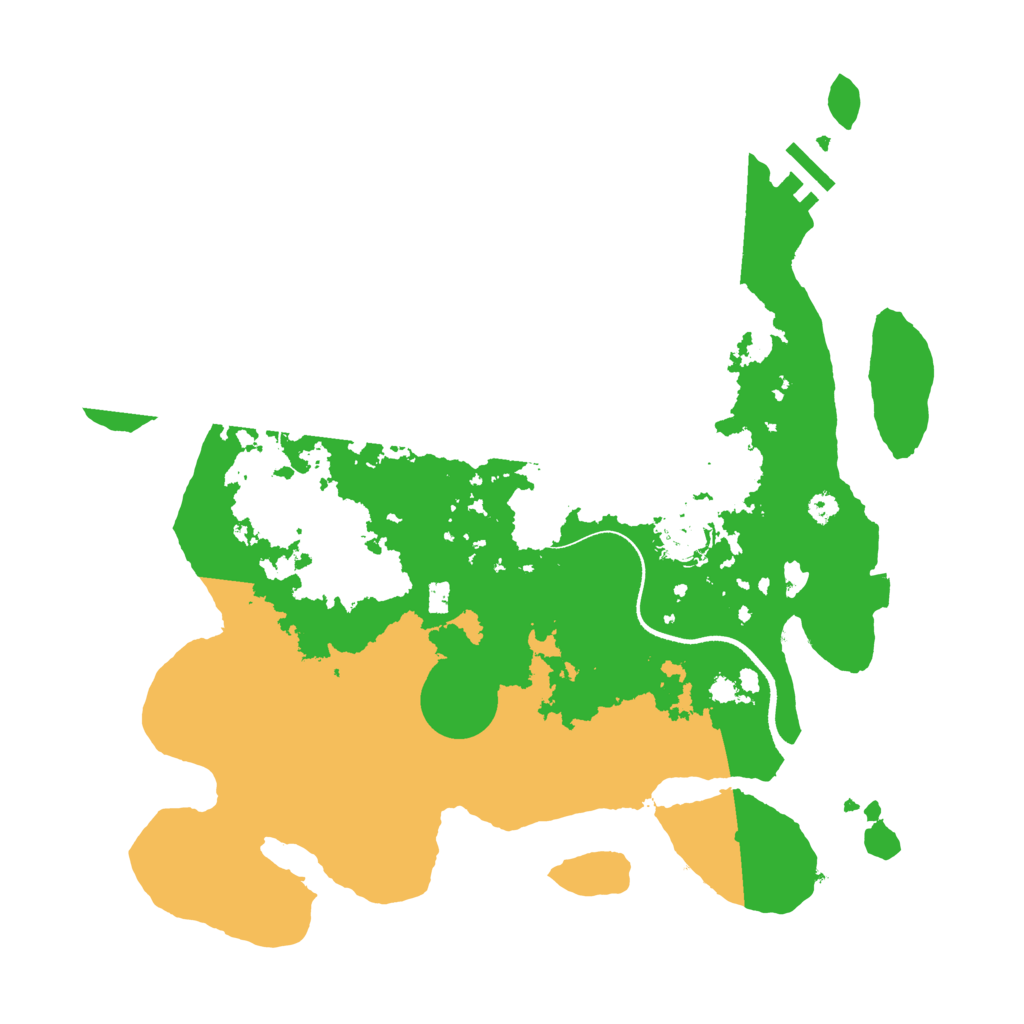 Biome Rust Map: Procedural Map, Size: 3500, Seed: 1645015493