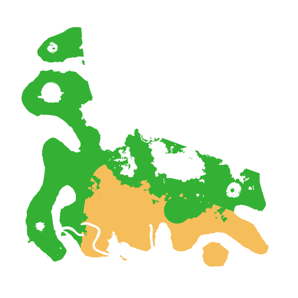 Biome Rust Map: Procedural Map, Size: 3000, Seed: 2111531596