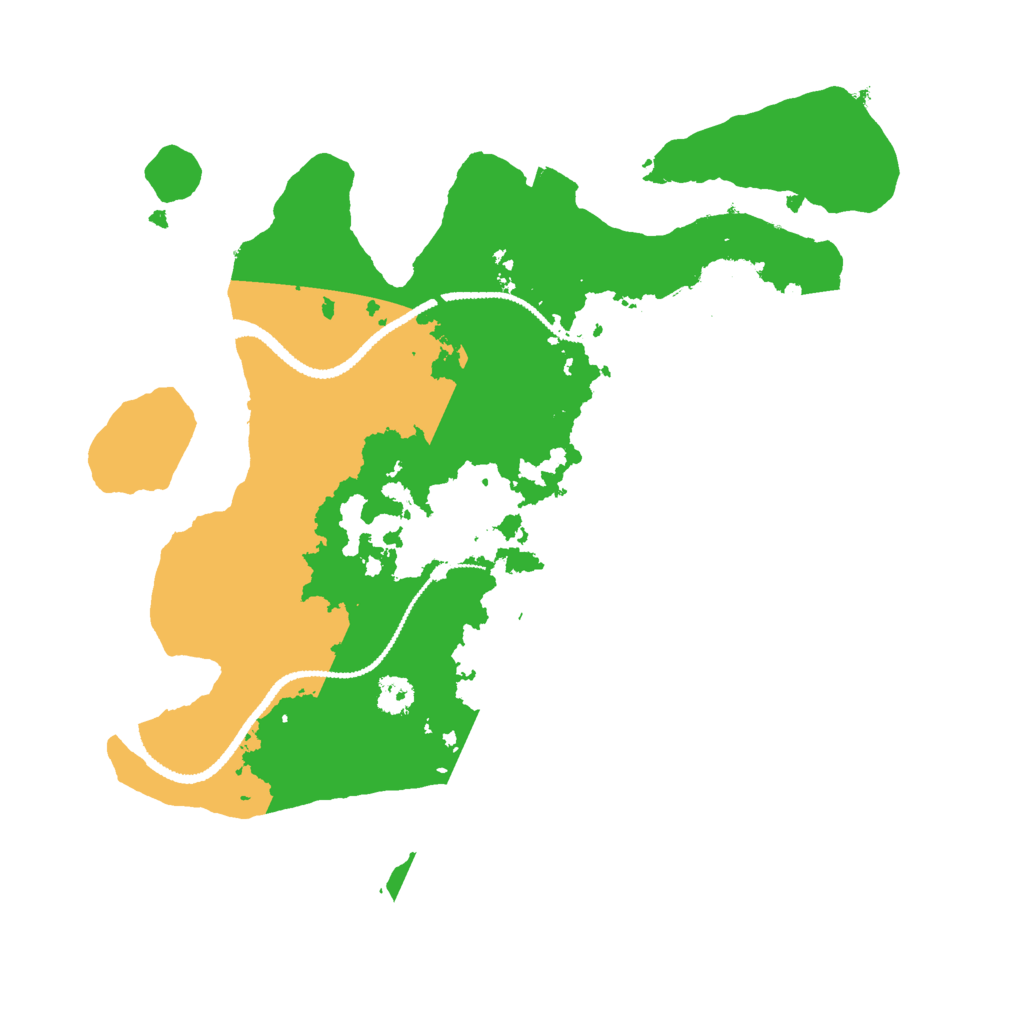 Biome Rust Map: Procedural Map, Size: 2700, Seed: 1986