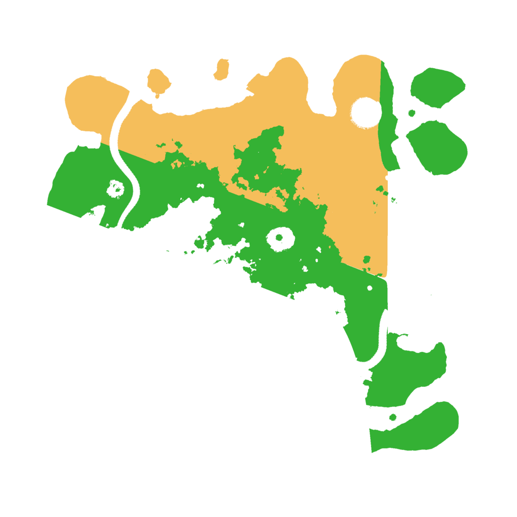 Biome Rust Map: Procedural Map, Size: 3000, Seed: 33298