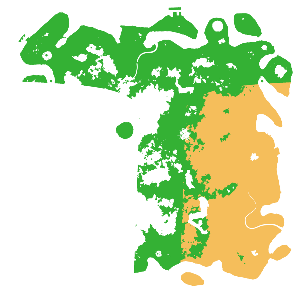Biome Rust Map: Procedural Map, Size: 5000, Seed: 41517710