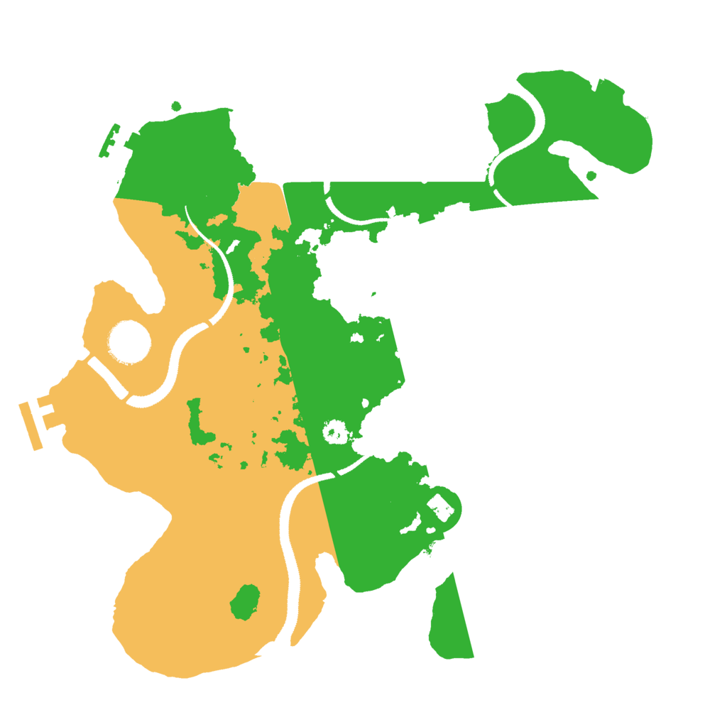 Biome Rust Map: Procedural Map, Size: 3000, Seed: 757127093