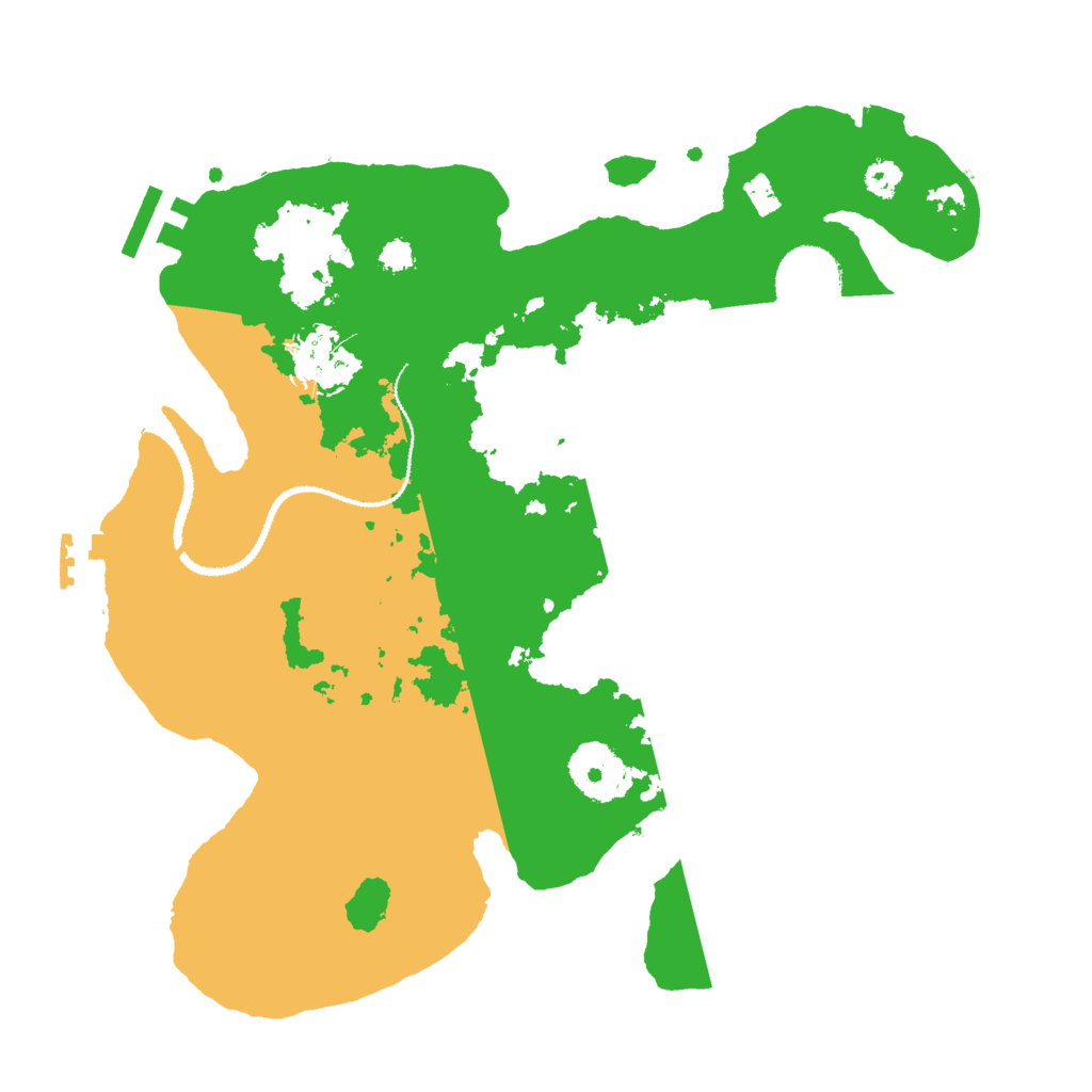Biome Rust Map: Procedural Map, Size: 3000, Seed: 757127093