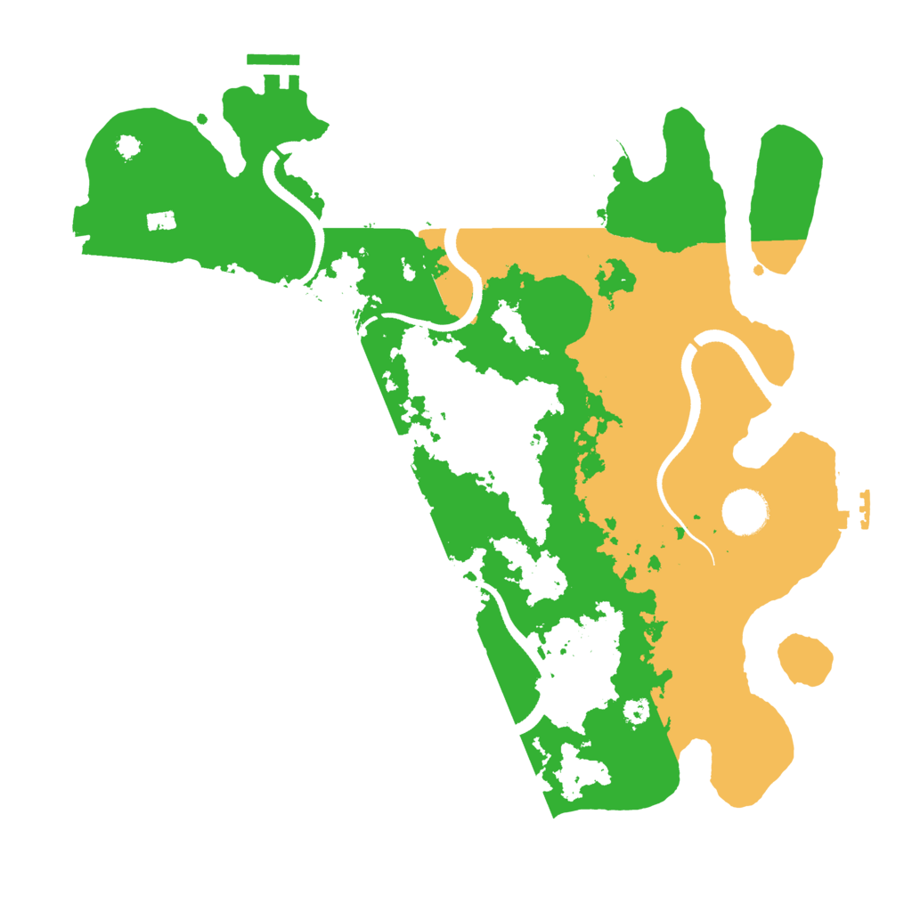 Biome Rust Map: Procedural Map, Size: 3500, Seed: 3578896