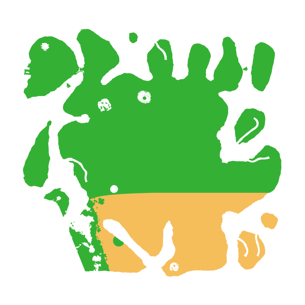 Biome Rust Map: Procedural Map, Size: 3500, Seed: 3578896