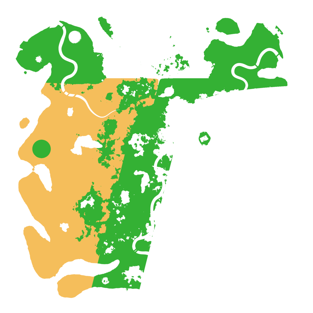 Biome Rust Map: Procedural Map, Size: 4500, Seed: 561