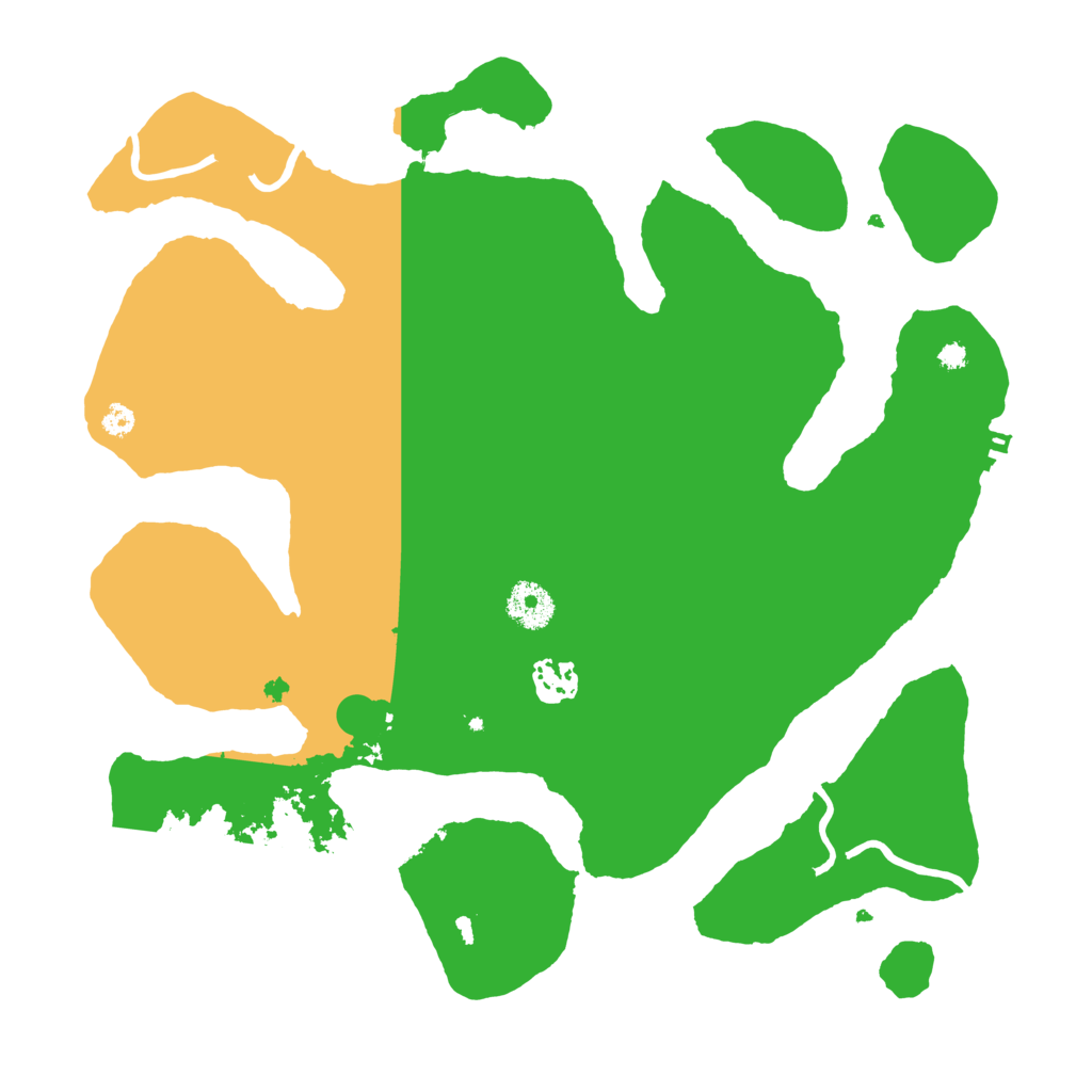 Biome Rust Map: Procedural Map, Size: 3500, Seed: 47009236