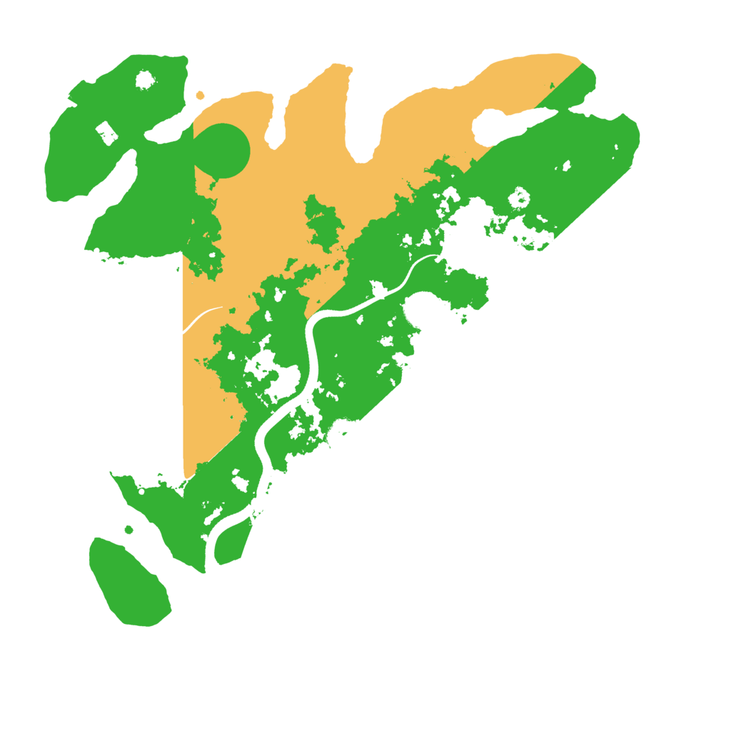 Biome Rust Map: Procedural Map, Size: 3500, Seed: 887653