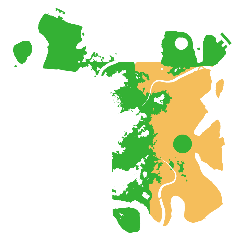 Biome Rust Map: Procedural Map, Size: 3500, Seed: 904925280