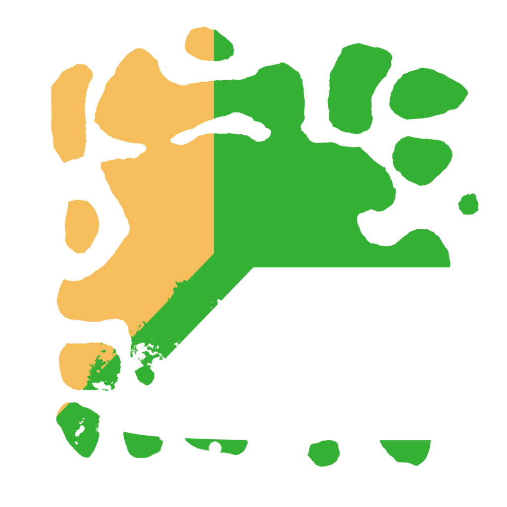 Biome Rust Map: Barren, Size: 3500, Seed: 49184899