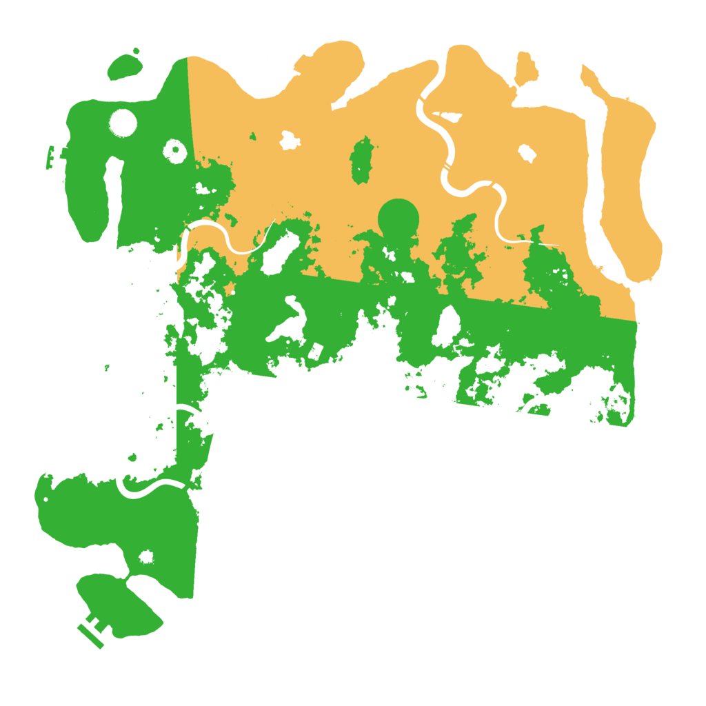 Biome Rust Map: Procedural Map, Size: 4500, Seed: 969986