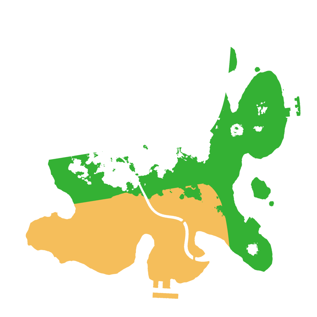 Biome Rust Map: Procedural Map, Size: 2500, Seed: 749