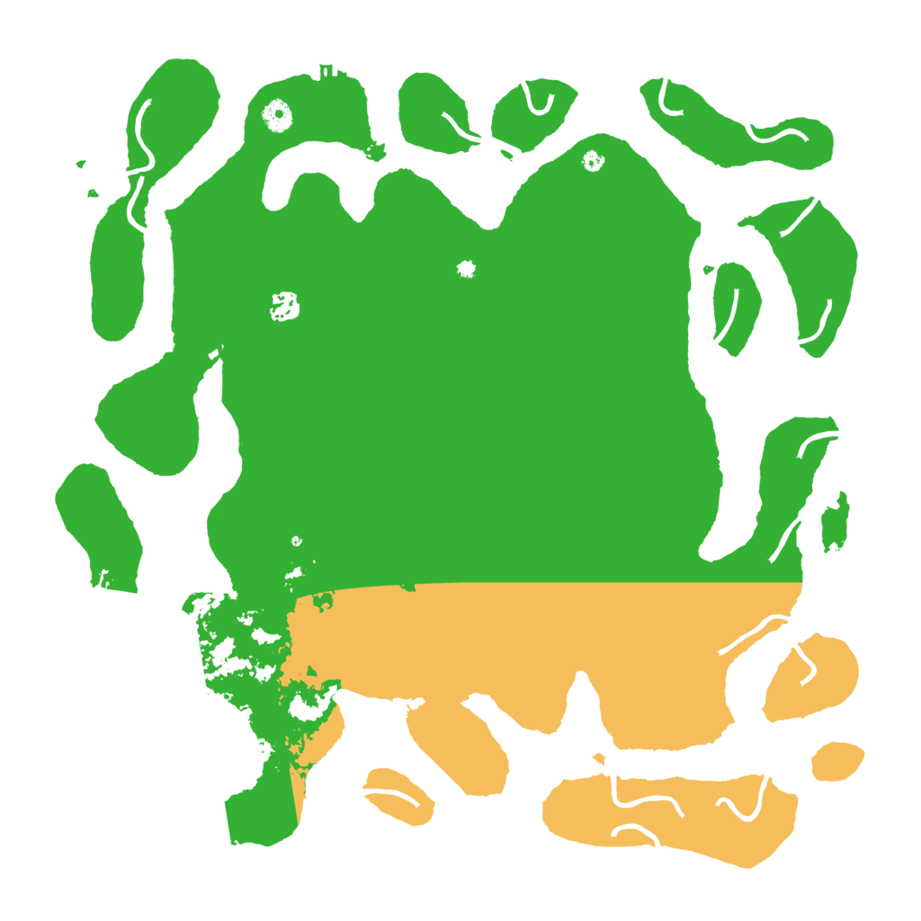 Biome Rust Map: Procedural Map, Size: 4500, Seed: 998454