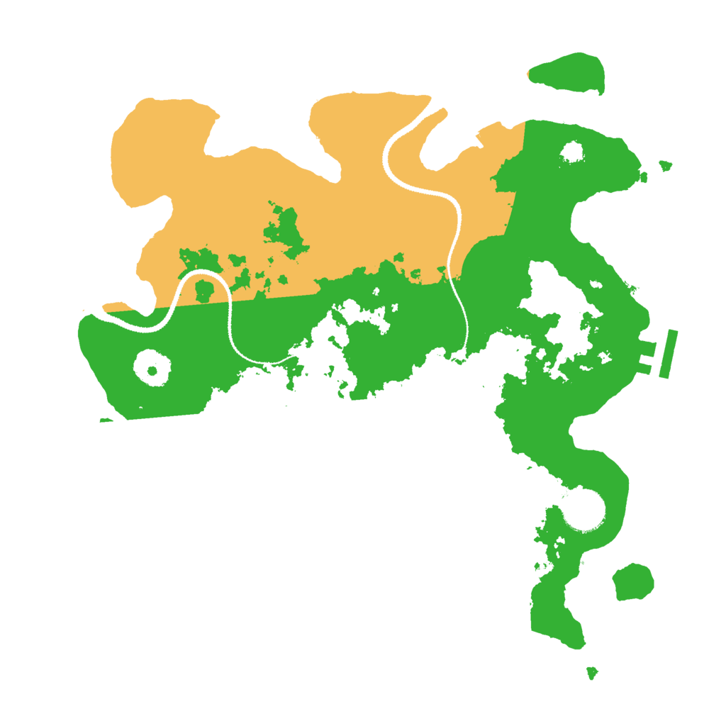 Biome Rust Map: Procedural Map, Size: 3000, Seed: 895236542