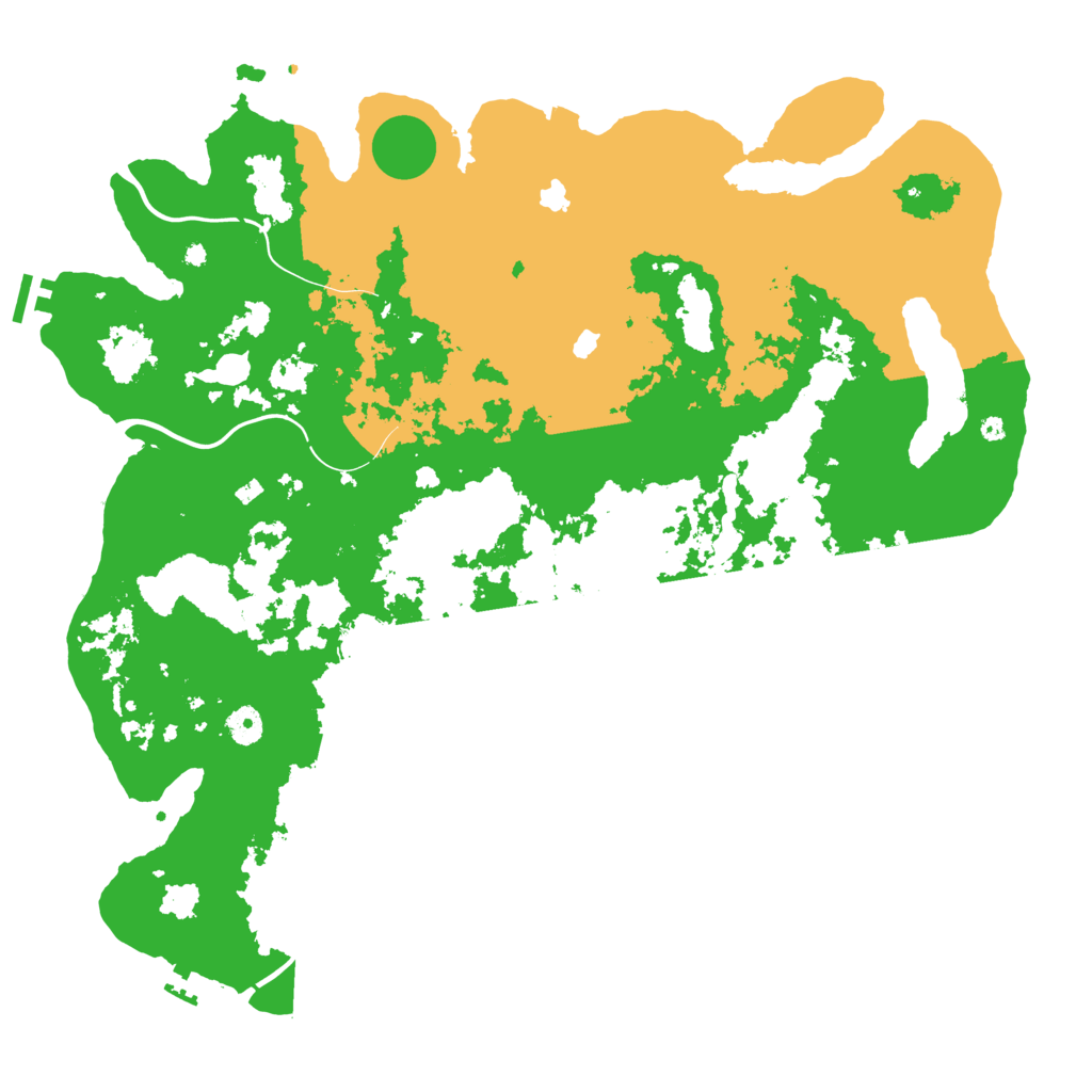 Biome Rust Map: Procedural Map, Size: 4500, Seed: 1548951261