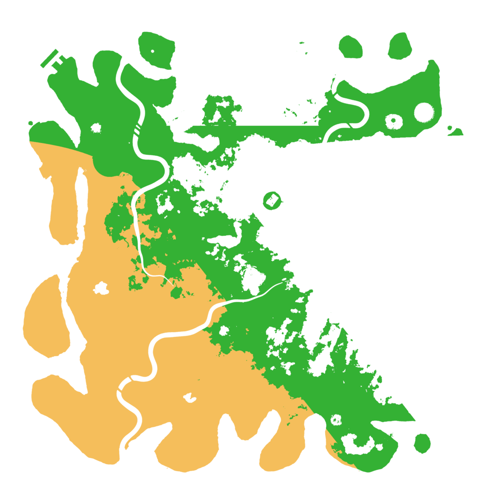 Biome Rust Map: Procedural Map, Size: 4500, Seed: 1791521