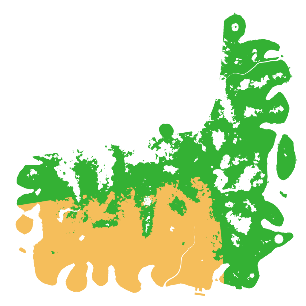 Biome Rust Map: Procedural Map, Size: 6000, Seed: 369963