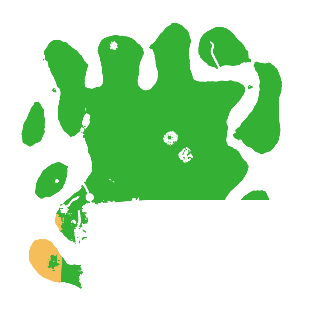 Biome Rust Map: Procedural Map, Size: 3400, Seed: 5868