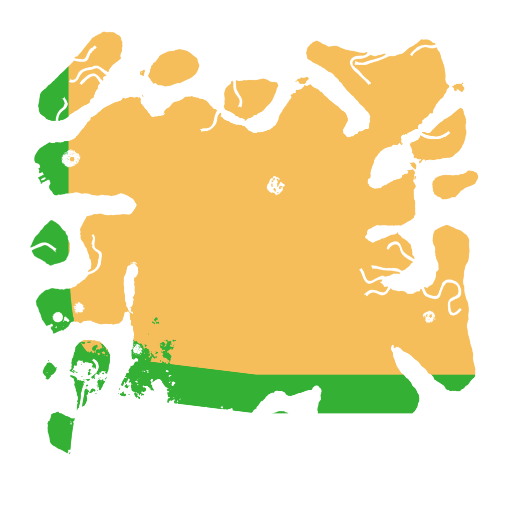 Biome Rust Map: Procedural Map, Size: 4500, Seed: 118