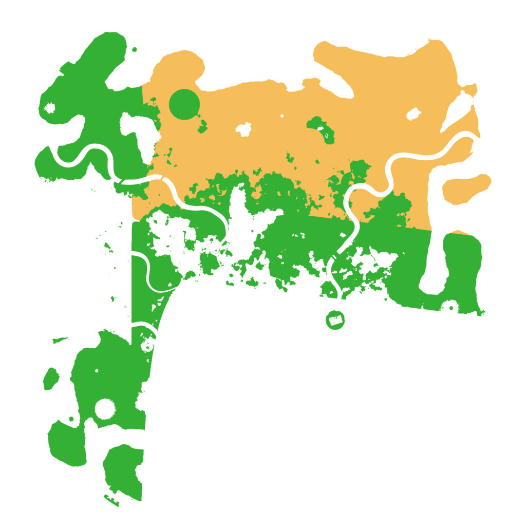 Biome Rust Map: Procedural Map, Size: 4500, Seed: 118
