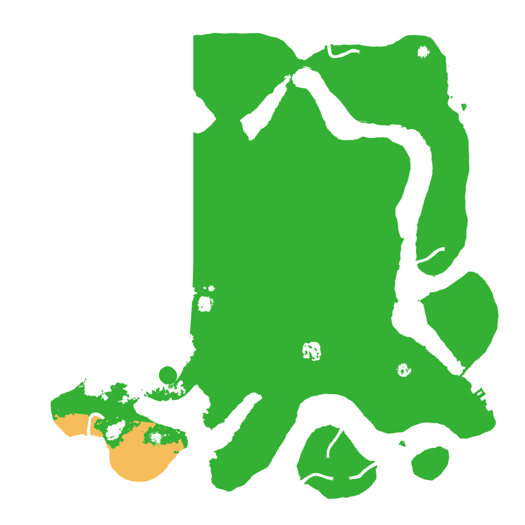 Biome Rust Map: Procedural Map, Size: 4000, Seed: 33445