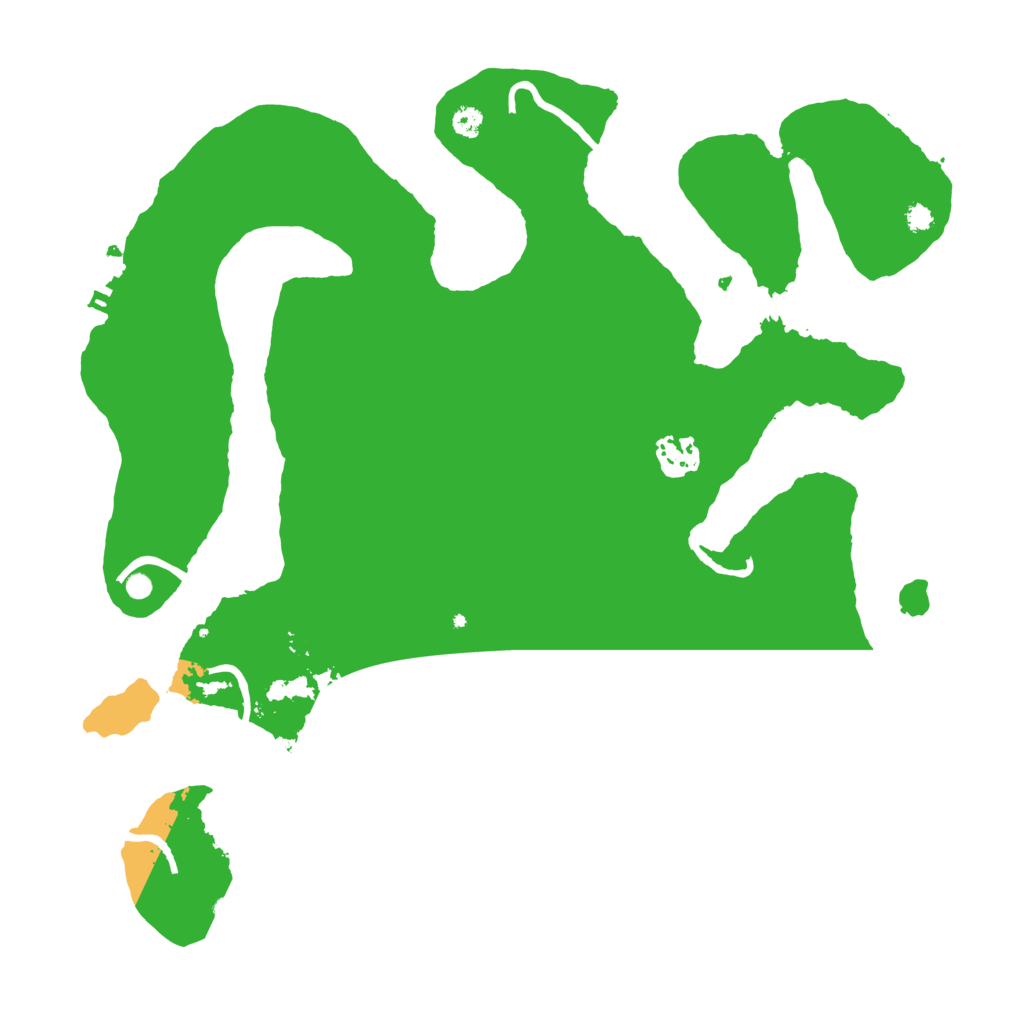 Biome Rust Map: Procedural Map, Size: 3500, Seed: 10510