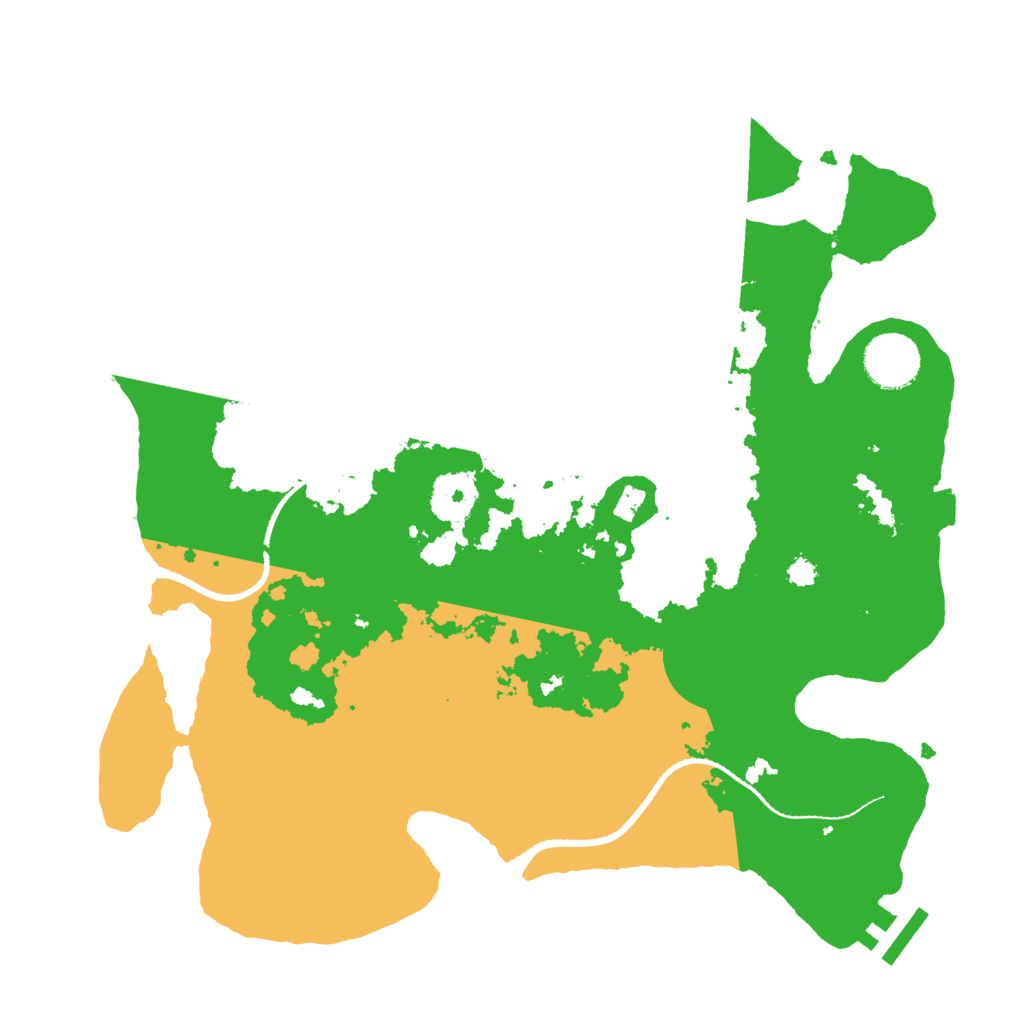 Biome Rust Map: Procedural Map, Size: 3244, Seed: 54543