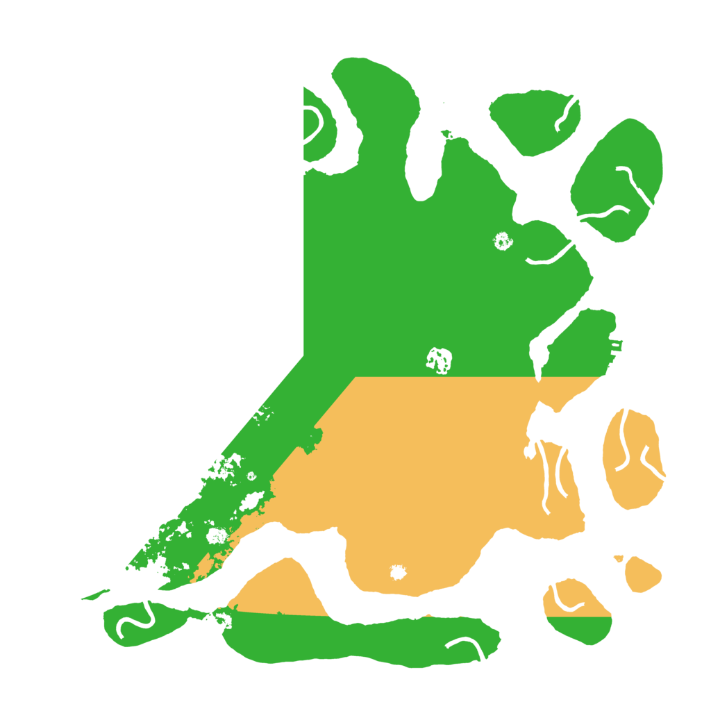 Biome Rust Map: Procedural Map, Size: 4000, Seed: 334456677