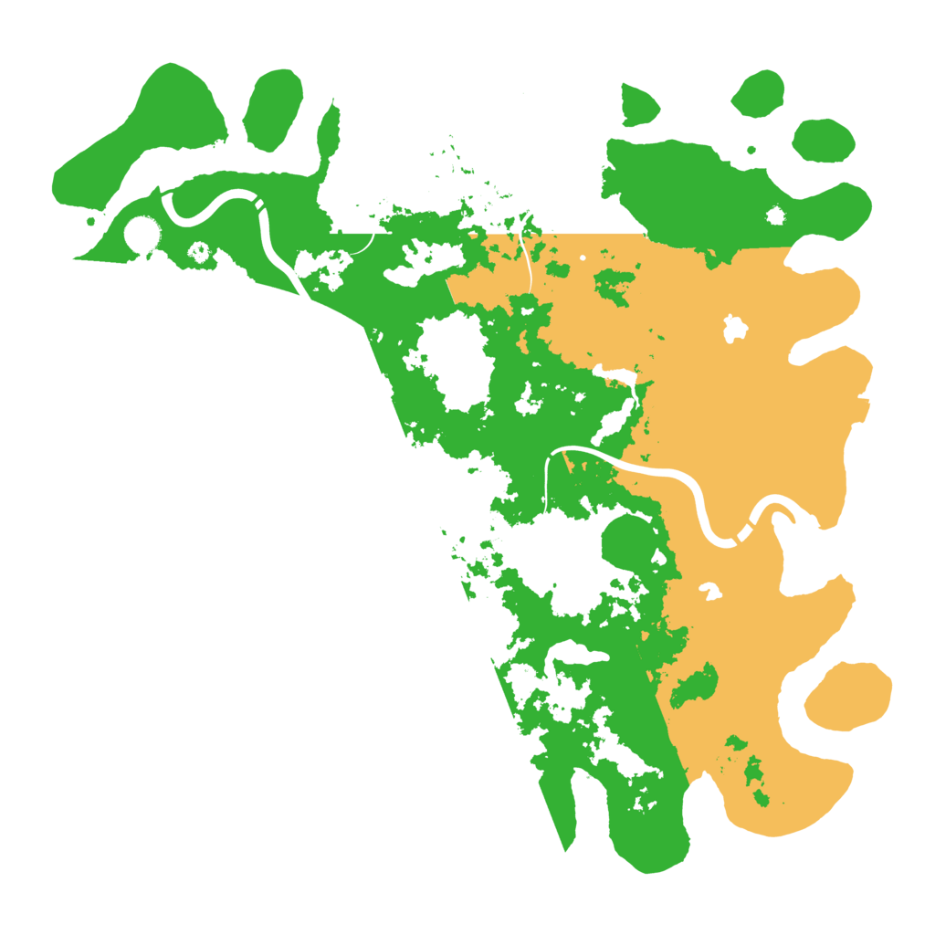 Biome Rust Map: Procedural Map, Size: 4500, Seed: 230057