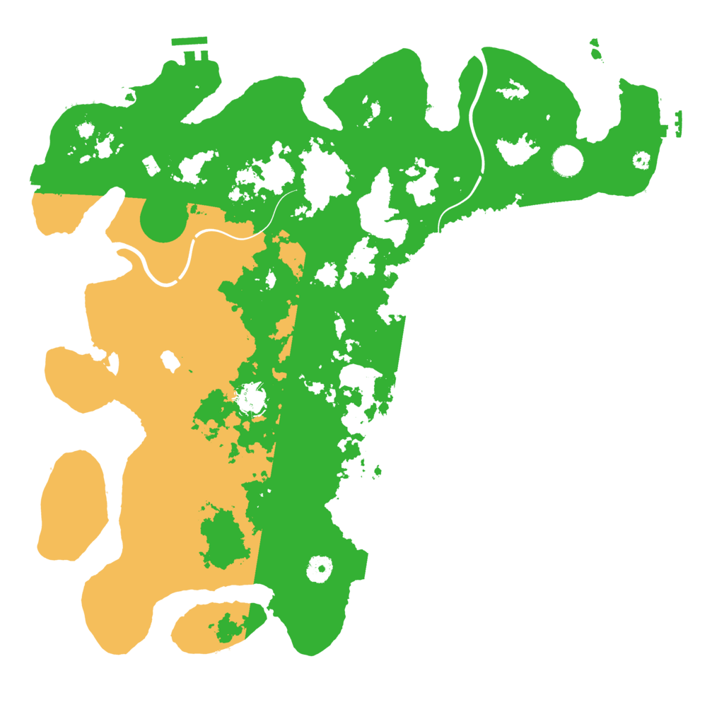 Biome Rust Map: Procedural Map, Size: 4096, Seed: 32843481