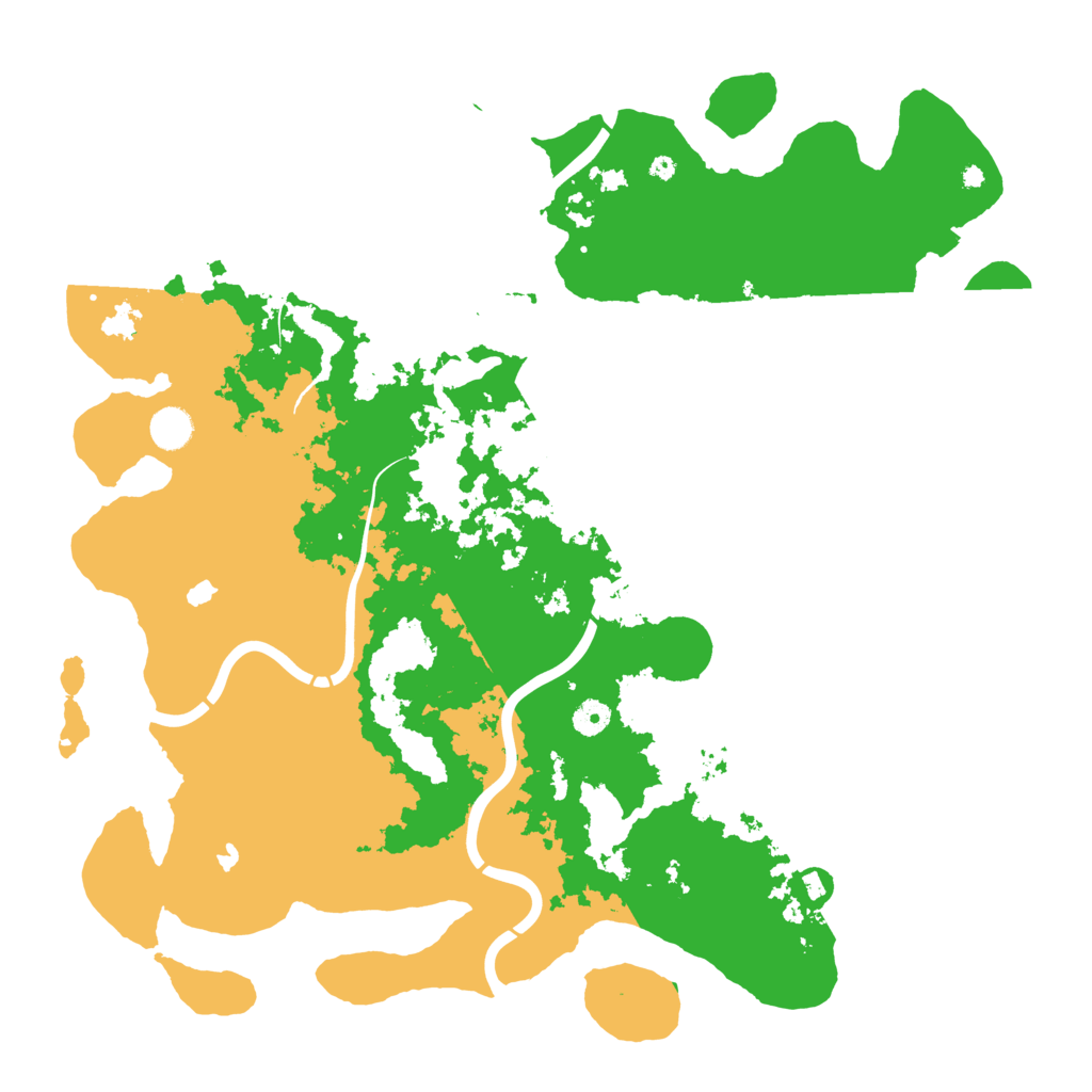 Biome Rust Map: Procedural Map, Size: 4500, Seed: 485069