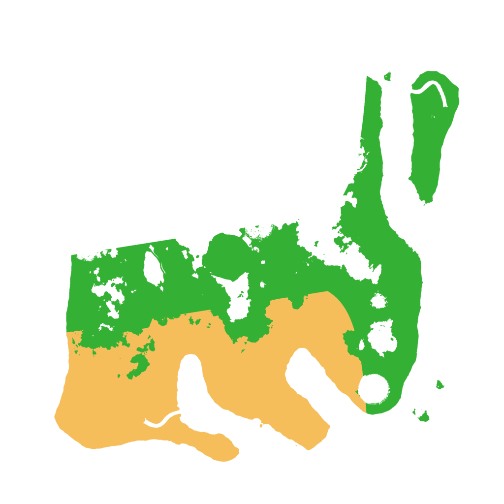 Biome Rust Map: Procedural Map, Size: 3000, Seed: 211566157