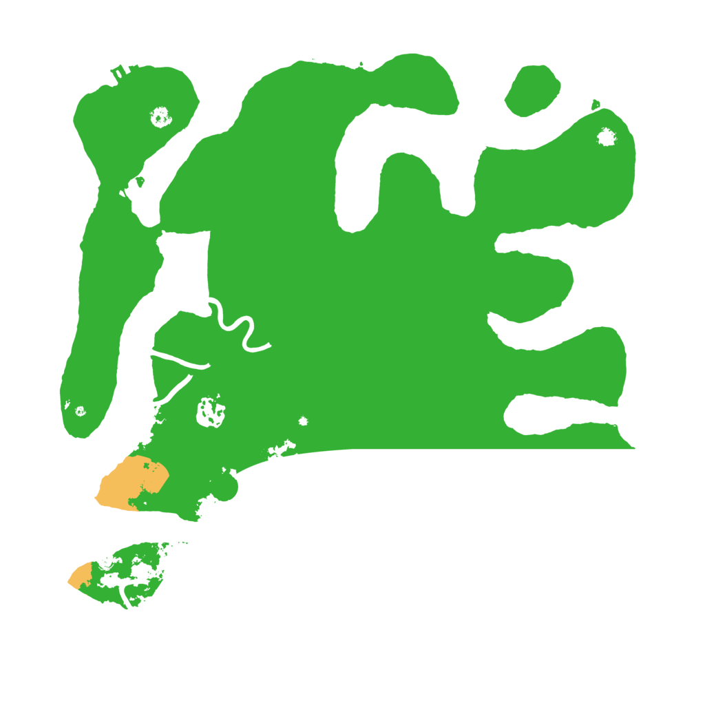 Biome Rust Map: Procedural Map, Size: 3500, Seed: 924775