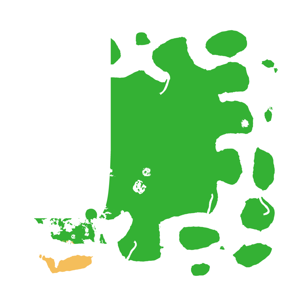 Biome Rust Map: Procedural Map, Size: 3500, Seed: 203424