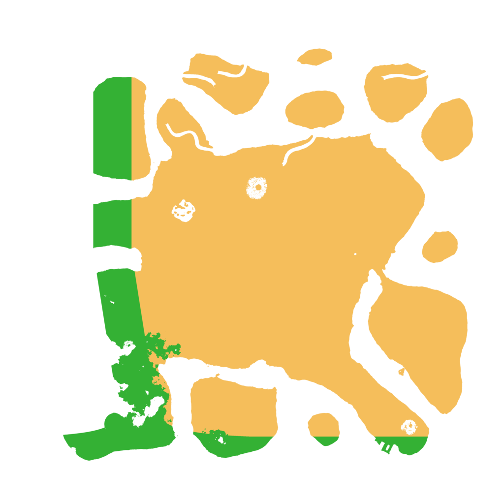 Biome Rust Map: Procedural Map, Size: 3500, Seed: 243