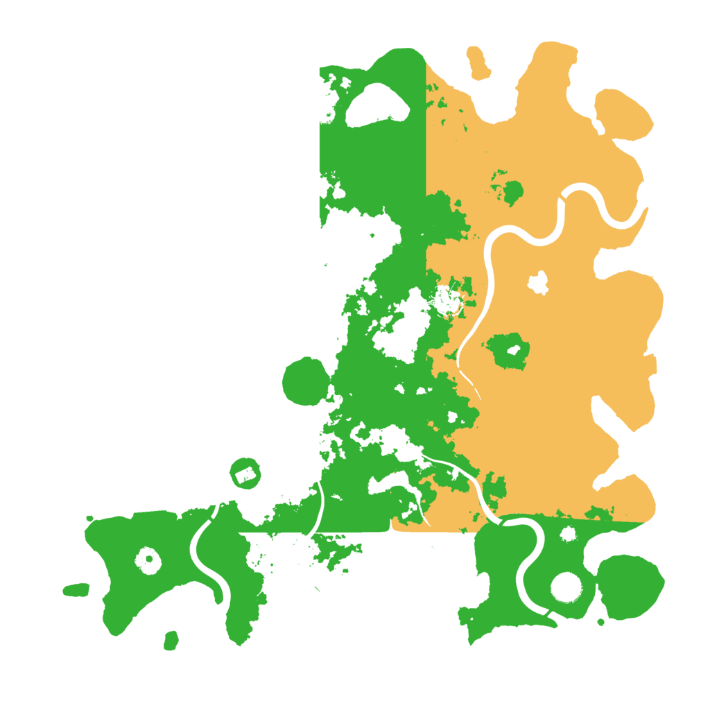 Biome Rust Map: Procedural Map, Size: 4096, Seed: 1826973860