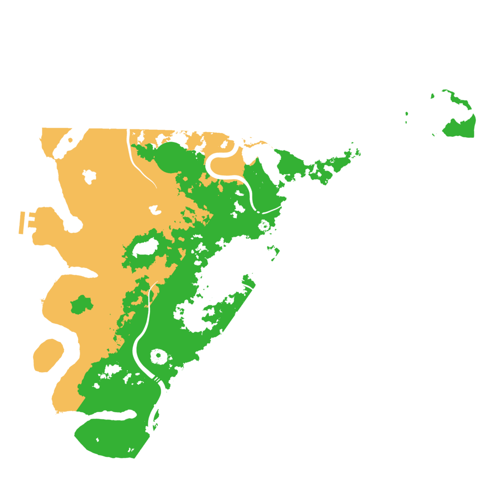Biome Rust Map: Procedural Map, Size: 4500, Seed: 332761