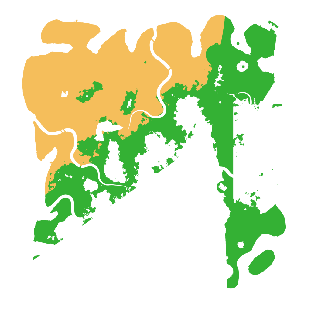 Biome Rust Map: Procedural Map, Size: 4250, Seed: 1231929168