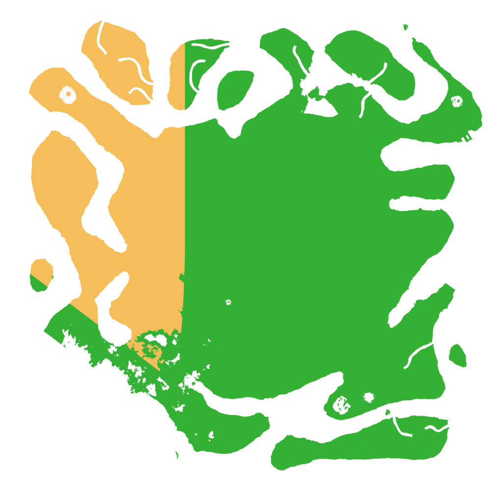 Biome Rust Map: Procedural Map, Size: 4500, Seed: 175771